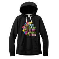 My Son In Law Is My Favorite Child Sunflower Women's Fleece Hoodie