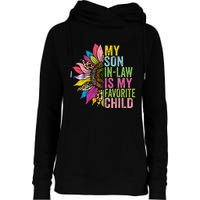 My Son In Law Is My Favorite Child Sunflower Womens Funnel Neck Pullover Hood