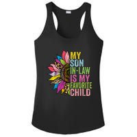 My Son In Law Is My Favorite Child Sunflower Ladies PosiCharge Competitor Racerback Tank