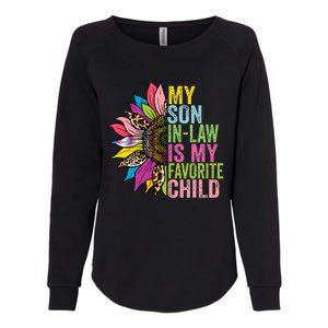 My Son In Law Is My Favorite Child Sunflower Womens California Wash Sweatshirt