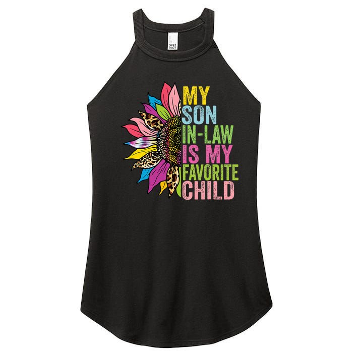 My Son In Law Is My Favorite Child Sunflower Women's Perfect Tri Rocker Tank