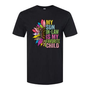 My Son In Law Is My Favorite Child Sunflower Softstyle CVC T-Shirt