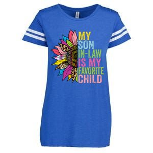 My Son In Law Is My Favorite Child Sunflower Enza Ladies Jersey Football T-Shirt