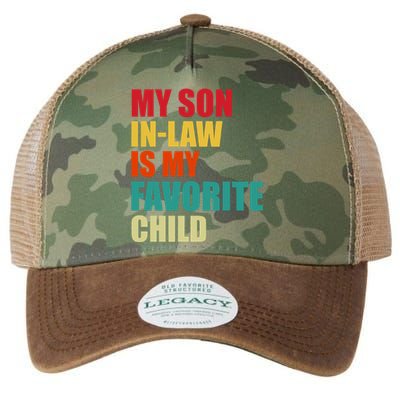 My Son In Law Is My Favorite Child Family Matching Dad Mom Legacy Tie Dye Trucker Hat