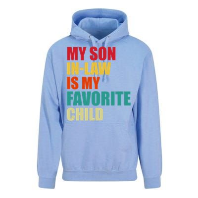 My Son In Law Is My Favorite Child Family Matching Dad Mom Unisex Surf Hoodie