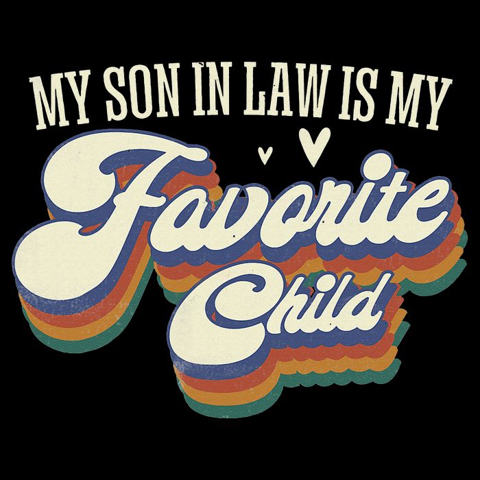 My Son In Law Is My Favorite Child Mother In Law Gifts Retro Cooling Performance Crew T-Shirt