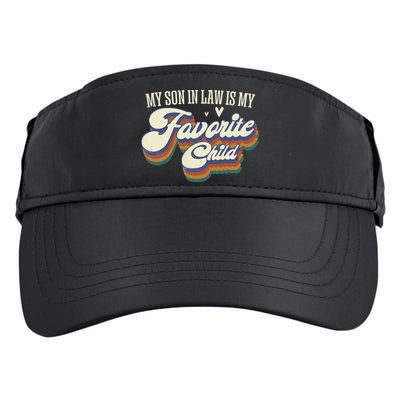 My Son In Law Is My Favorite Child Mother In Law Gifts Retro Adult Drive Performance Visor