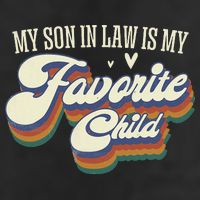 My Son In Law Is My Favorite Child Mother In Law Gifts Retro Adult Drive Performance Visor