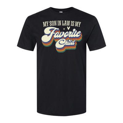 My Son In Law Is My Favorite Child Mother In Law Gifts Retro Softstyle CVC T-Shirt