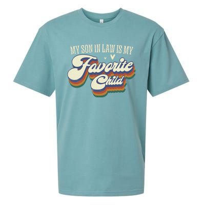 My Son In Law Is My Favorite Child Mother In Law Gifts Retro Sueded Cloud Jersey T-Shirt