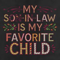 My Soninlaw Is My Favorite Child Funny Present Adult Drive Performance Visor