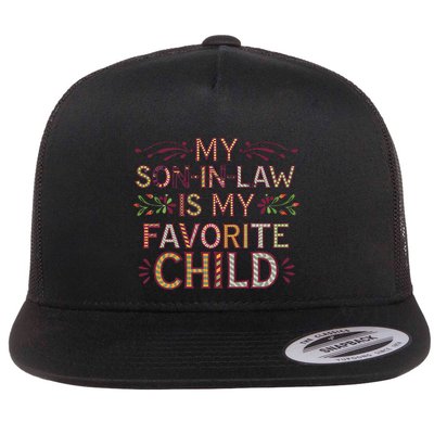 My Soninlaw Is My Favorite Child Funny Present Flatbill Hat