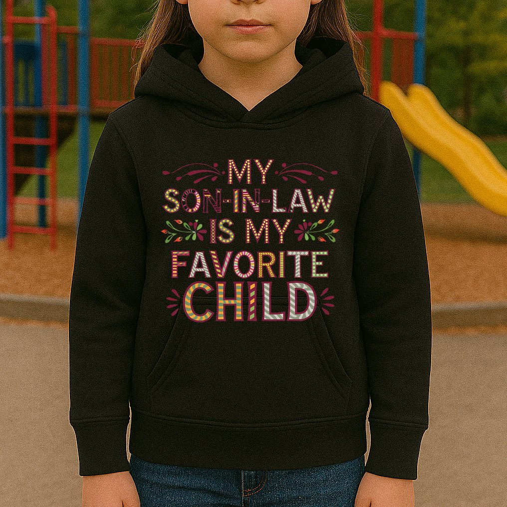 My Soninlaw Is My Favorite Child Funny Present Kids Hoodie