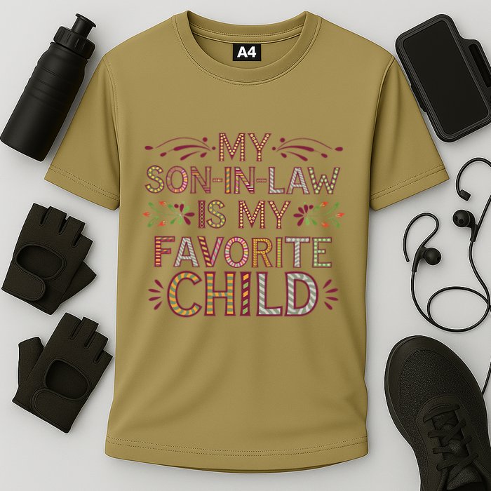 My Soninlaw Is My Favorite Child Funny Present Cooling Performance Crew T-Shirt