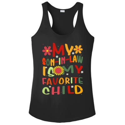 My Son In Law Is My Favorite Child Funny Replaced Daughter Ladies PosiCharge Competitor Racerback Tank