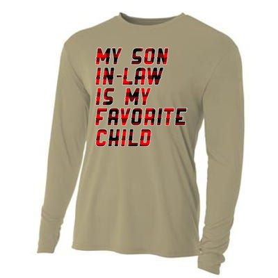 My Son In Law Is My Favorite Child Funny Replaced Daughter Cooling Performance Long Sleeve Crew