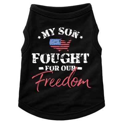 My Son Is A Veteran Gift Doggie Tank