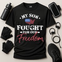 My Son Is A Veteran Gift Cooling Performance Crew T-Shirt