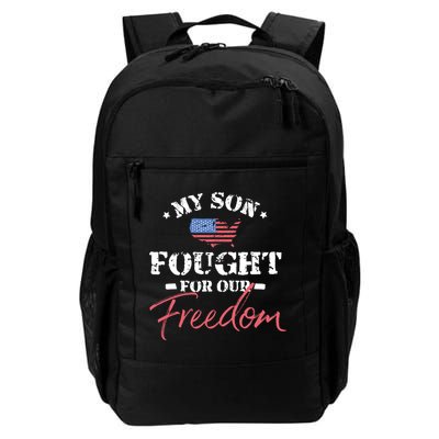 My Son Is A Veteran Gift Backpack