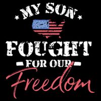 My Son Is A Veteran Gift Drawstring Bag