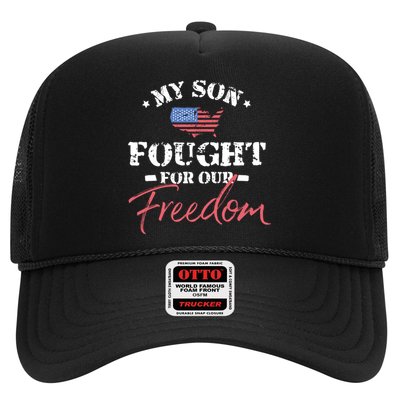 My Son Is A Veteran Gift Trucker Hat
