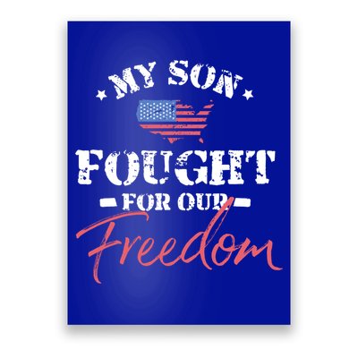My Son Is A Veteran Gift Poster