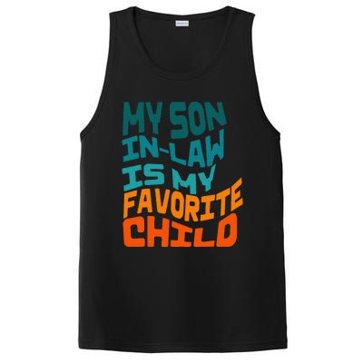 My Soninlaw Is My Favorite Child Funny Family Retro PosiCharge Competitor Tank