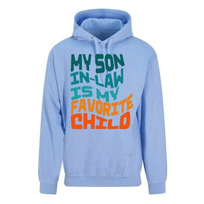 My Soninlaw Is My Favorite Child Funny Family Retro Unisex Surf Hoodie