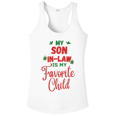 My Son In Law Is My Favorite Child For Mother In Law Ladies PosiCharge Competitor Racerback Tank