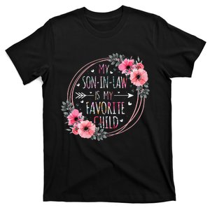 My Son In Law Is My Favorite Child Mother-In-Law Mothers Day T-Shirt