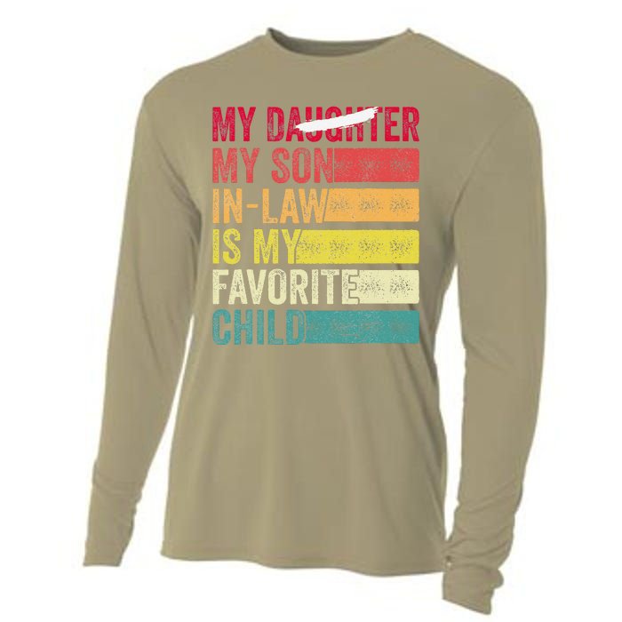 My Son In Law Is My Favorite Child Funny Replaced Daughter (39) Cooling Performance Long Sleeve Crew