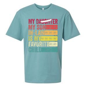 My Son In Law Is My Favorite Child Funny Replaced Daughter (39) Sueded Cloud Jersey T-Shirt