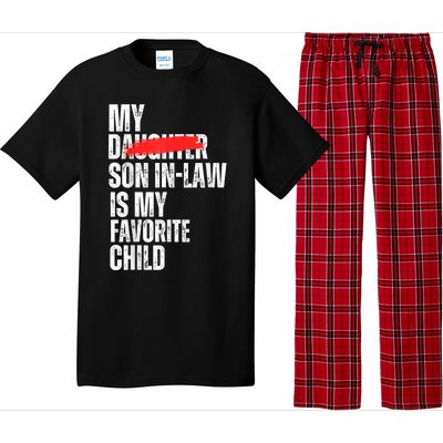 My Soninlaw Is My Favorite Child Funny Family Joke Pajama Set