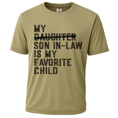 My Son In Law Is My Favorite Child Funny Family Present Cooling Performance Crew T-Shirt