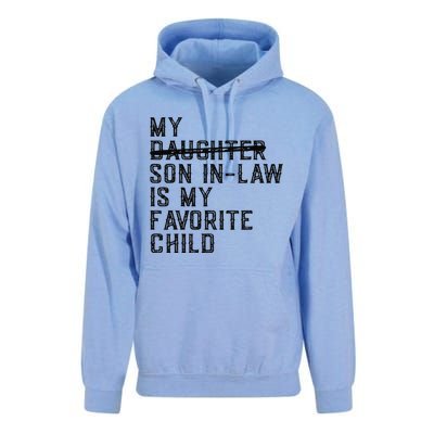 My Son In Law Is My Favorite Child Funny Family Present Unisex Surf Hoodie