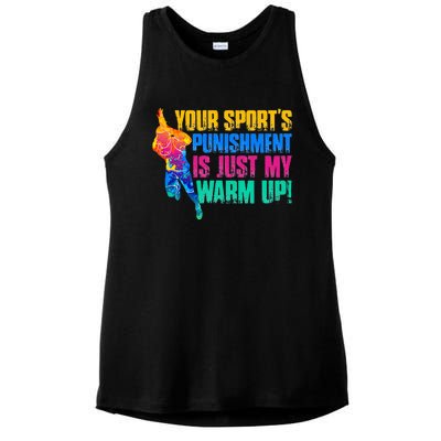 My Sport Is Your Sports Punishment Ladies PosiCharge Tri-Blend Wicking Tank