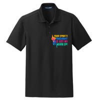 My Sport Is Your Sports Punishment Dry Zone Grid Polo