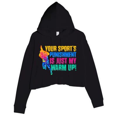 My Sport Is Your Sports Punishment Crop Fleece Hoodie