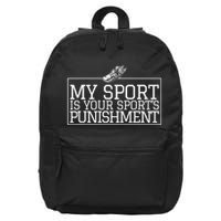 My Sport Is Your Sports Punishment Classic Cross Country 16 in Basic Backpack
