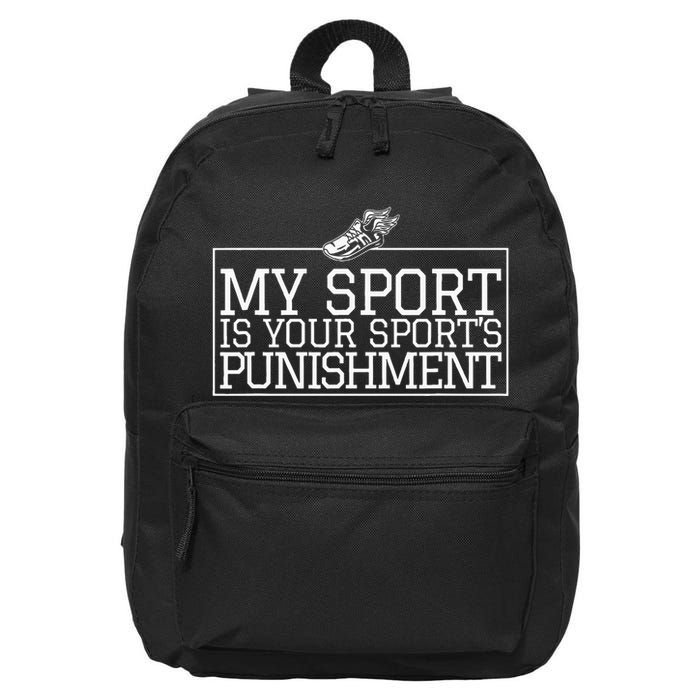 My Sport Is Your Sports Punishment Classic Cross Country 16 in Basic Backpack