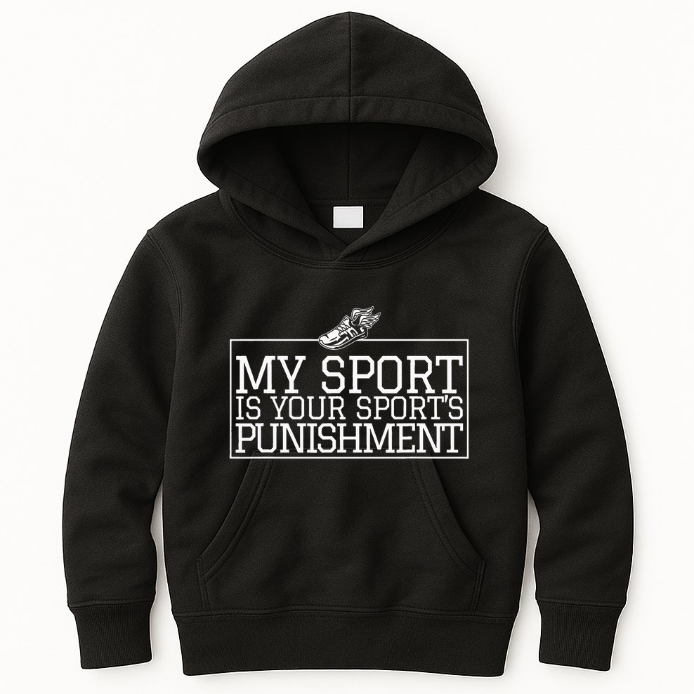 My Sport Is Your Sports Punishment Classic Cross Country Kids Hoodie