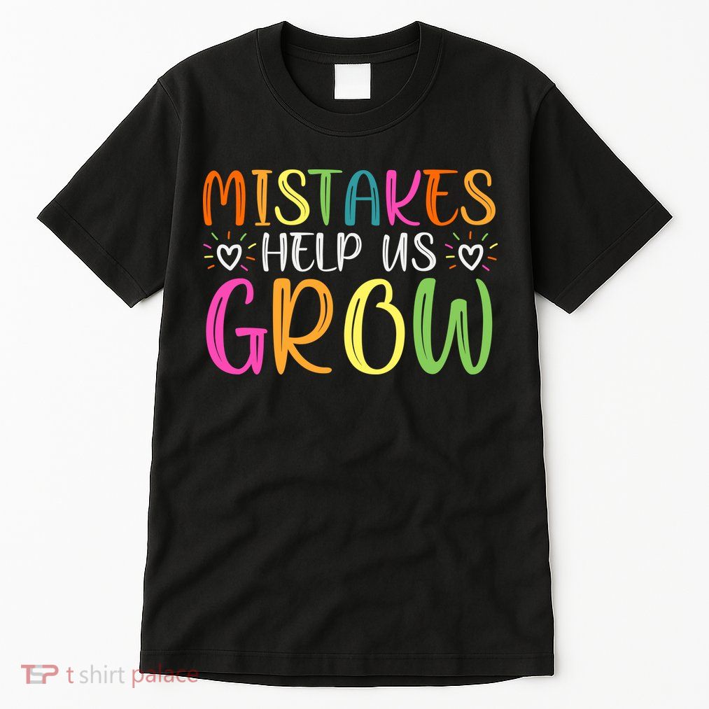 Motivational Slogan Inspirational Math Teacher Colorful Typography Tall T-Shirt
