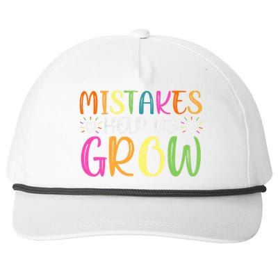 Motivational Slogan Inspirational Math Teacher Colorful Typography Snapback Five-Panel Rope Hat