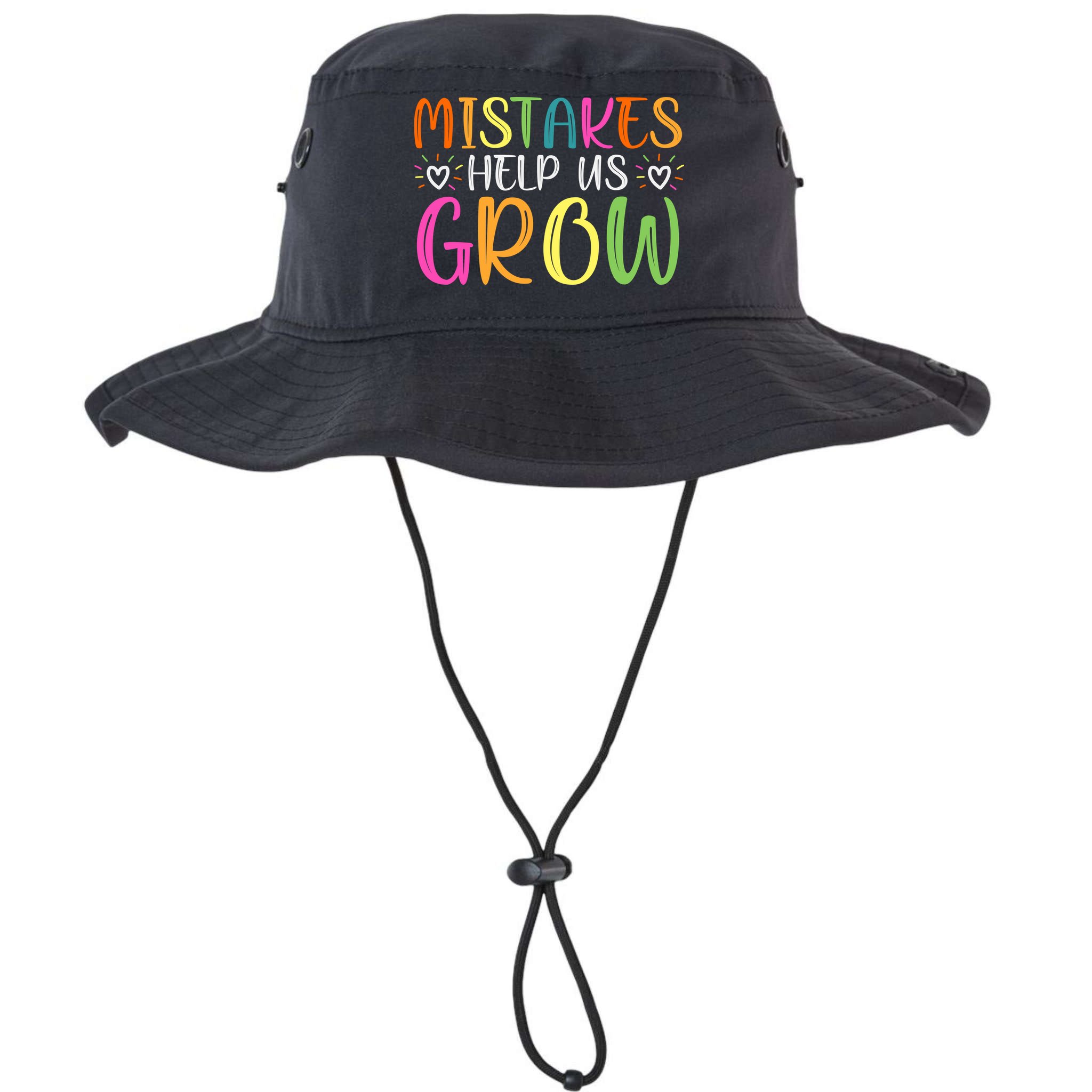 Motivational Slogan Inspirational Math Teacher Colorful Typography Bucket Hat