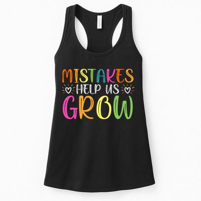 Motivational Slogan Inspirational Math Teacher Colorful Typography Womens Tank Top