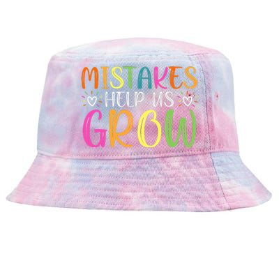 Motivational Slogan Inspirational Math Teacher Colorful Typography Tie-Dyed Bucket Hat