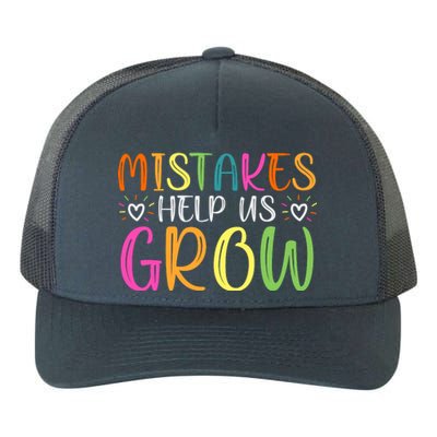 Motivational Slogan Inspirational Math Teacher Colorful Typography Yupoong Adult 5-Panel Trucker Hat