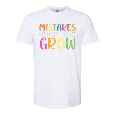 Motivational Slogan Inspirational Math Teacher Colorful Typography Softstyle® CVC T-Shirt