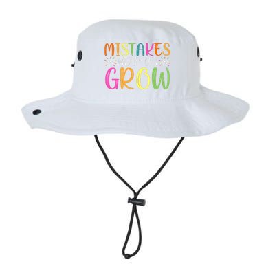 Motivational Slogan Inspirational Math Teacher Colorful Typography Legacy Cool Fit Booney Bucket Hat