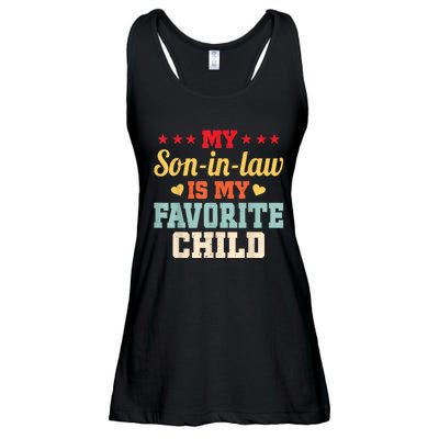 My Son In Law Is My Favorite Child Funny Family Matching Ladies Essential Flowy Tank